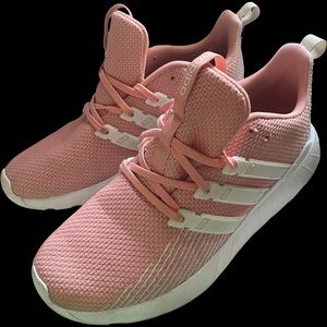 Coral Adidas running shoes!